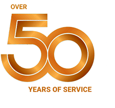 Over 50 years of Service Over 50 years of Service